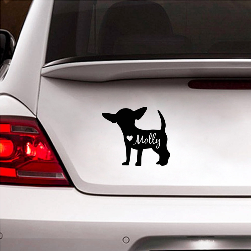 Laptop Accessories Name - Calcomanía bonita de Chihuahua, pegatina de