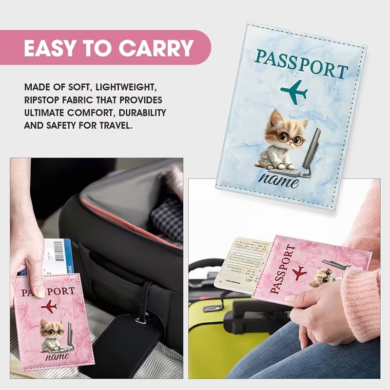 Porta pasaportes personalizado - Laptop Accessories Name reseña y precio
