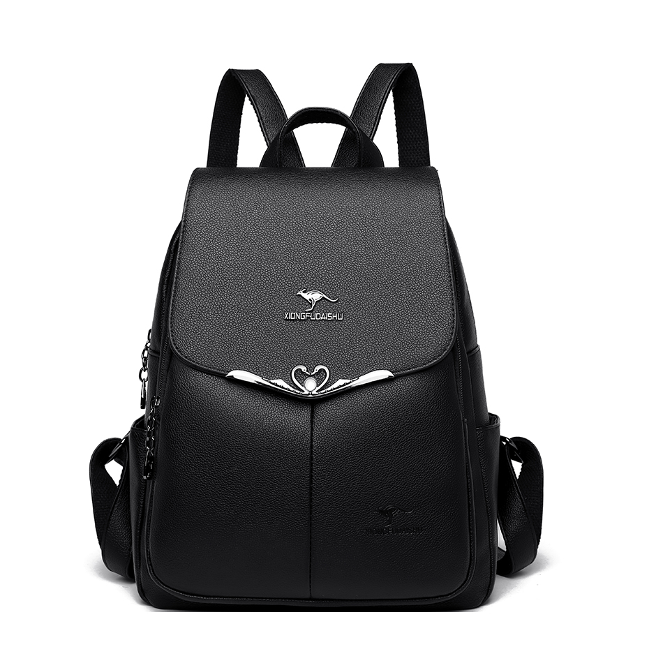 Mochila escolar de piel sintét - Laptop Accessories Women reseña y precio