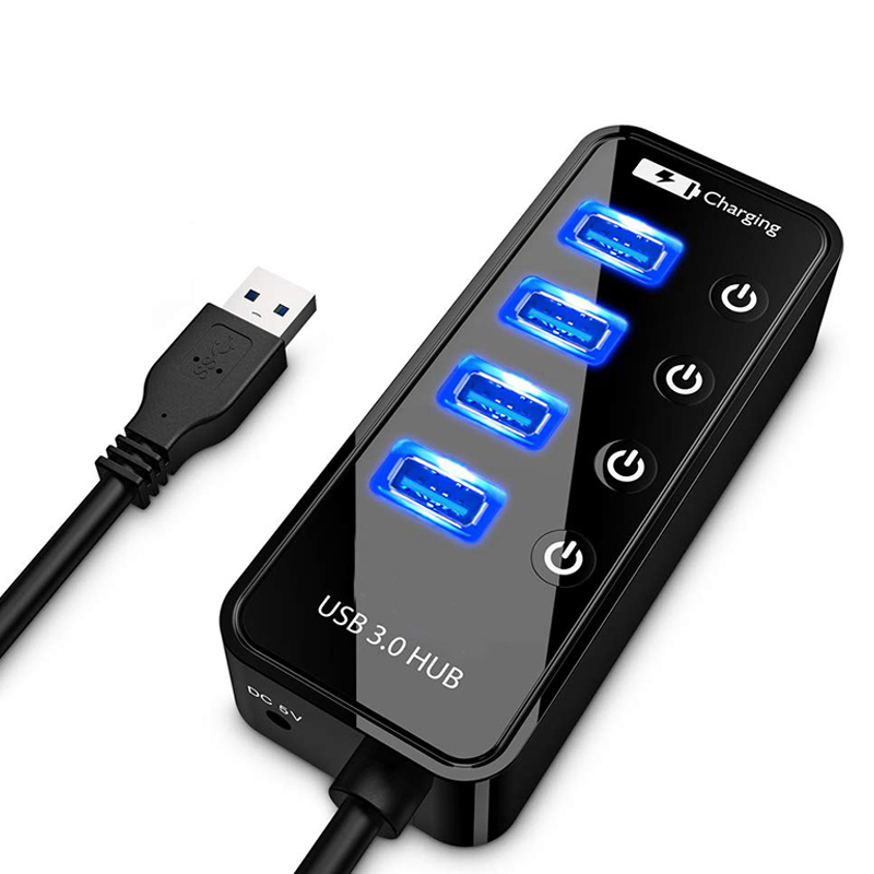 USB HUB 3,0 4 cargador de telé - Laptop Accessories Macbook reseña y precio