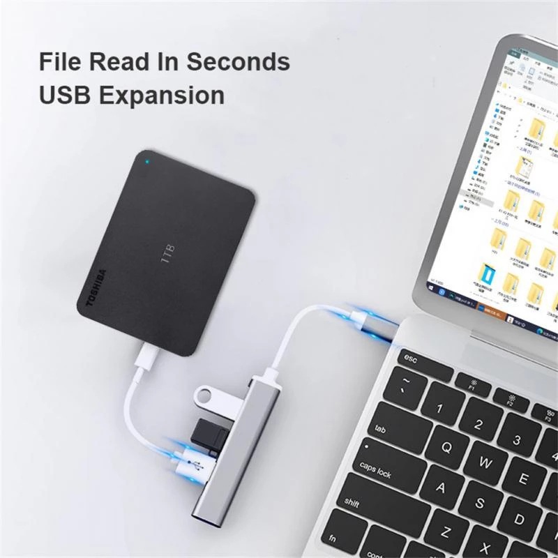 4 en 1 USB C HUB 3,0 tipo C 3, - Laptop Accessories Macbook reseña y precio