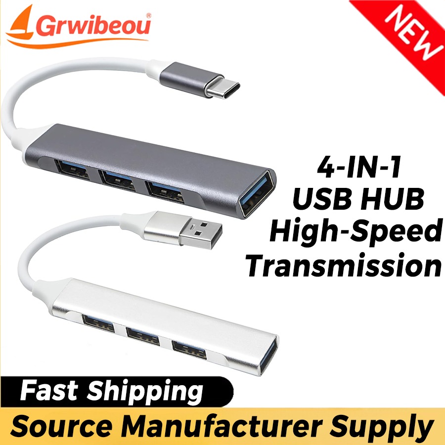 Hub USB 4 en 1, Hub USB-C con  - Laptop Accessories Macbook reseña y precio