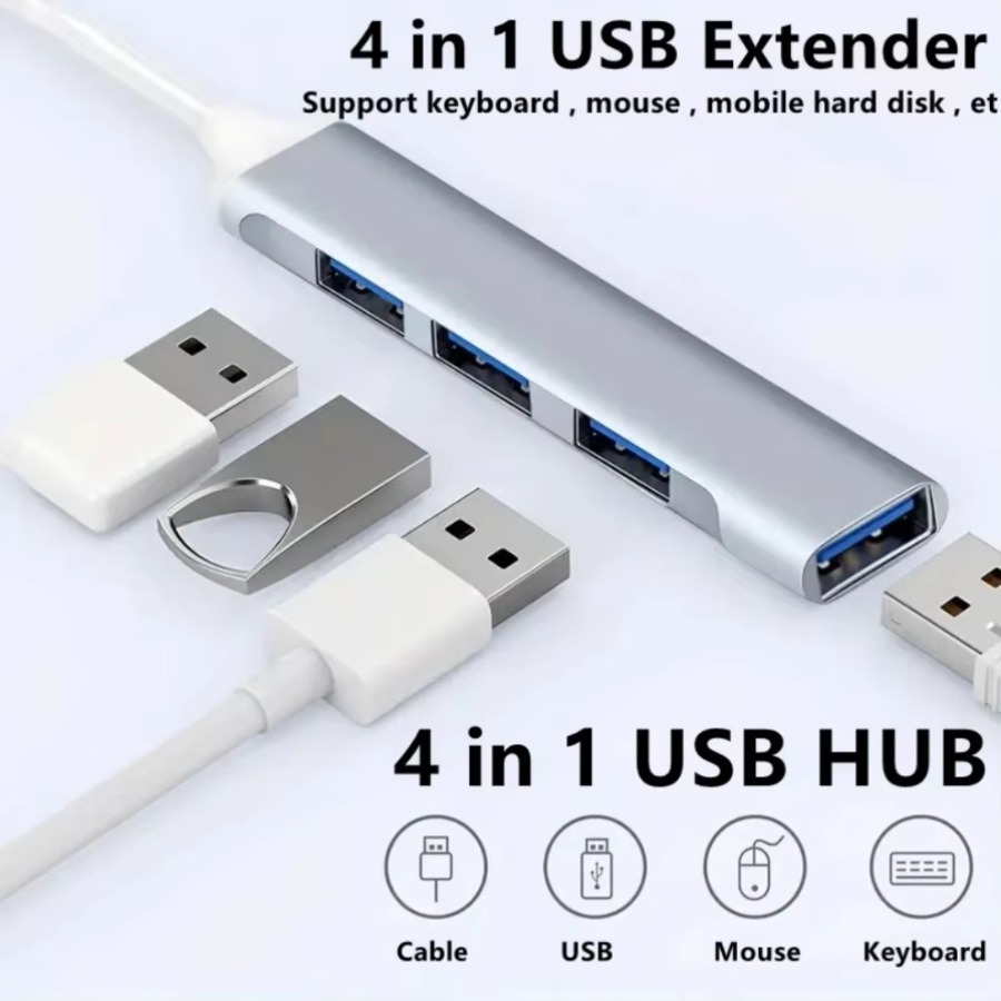 Hub USB 4 en 1, Hub USB-C con  - Laptop Accessories Macbook reseña y precio