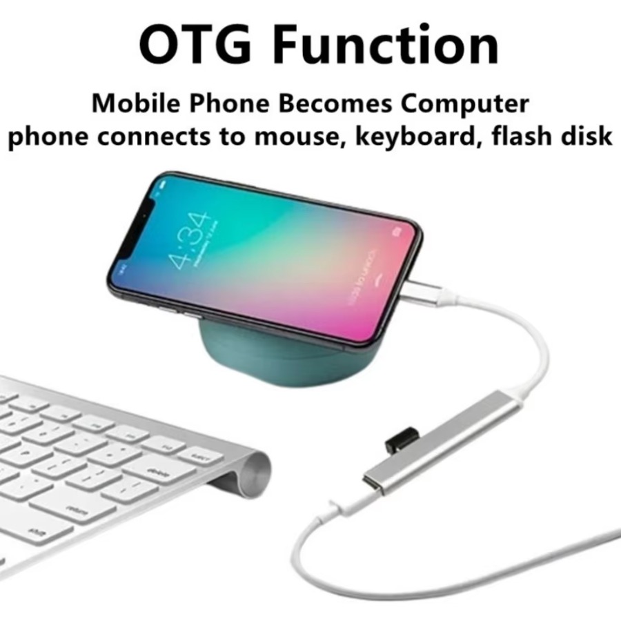 Hub USB 4 en 1, Hub USB-C con  - Laptop Accessories Macbook reseña y precio
