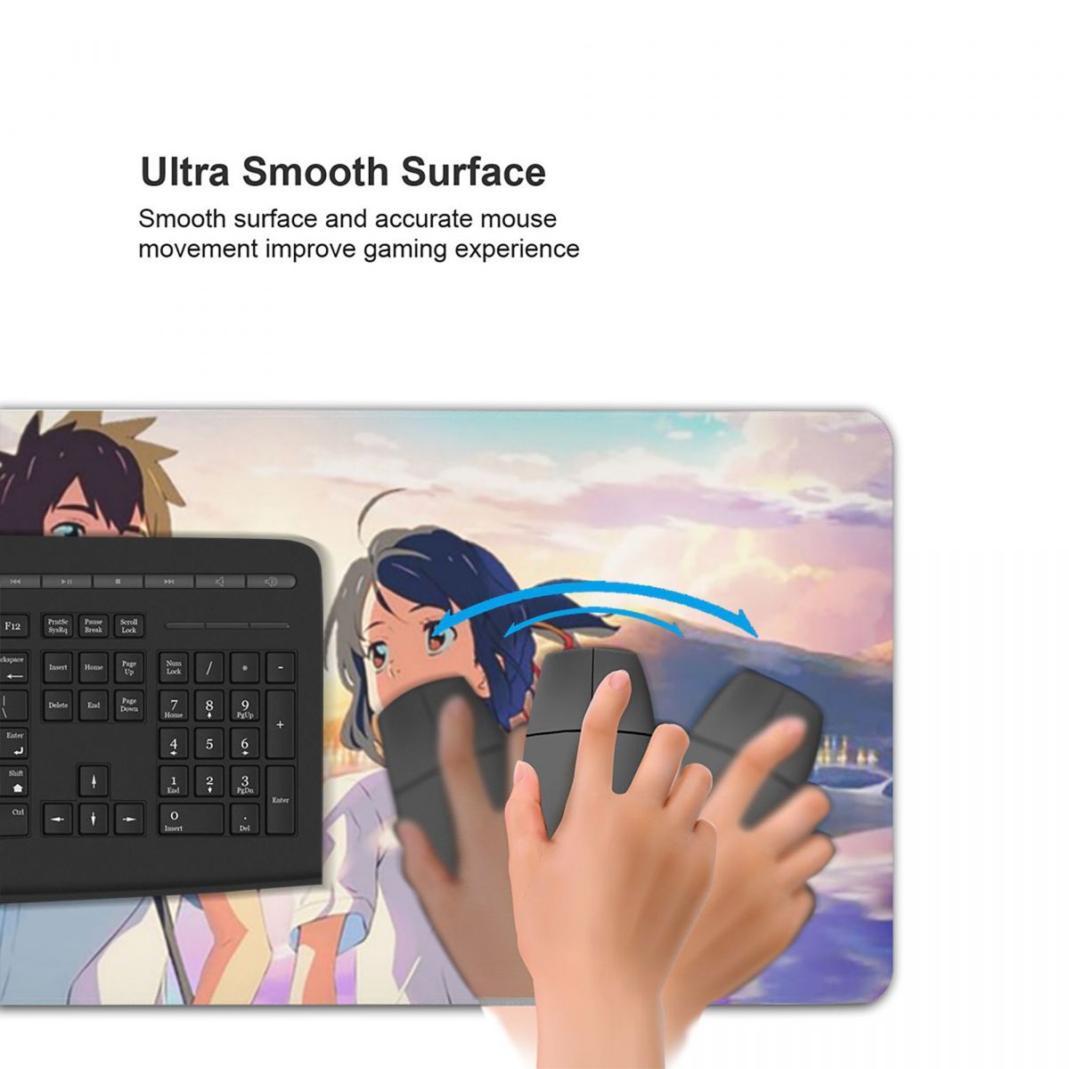 Alfombrilla grande para ratón  - Laptop Accessories Name reseña y precio