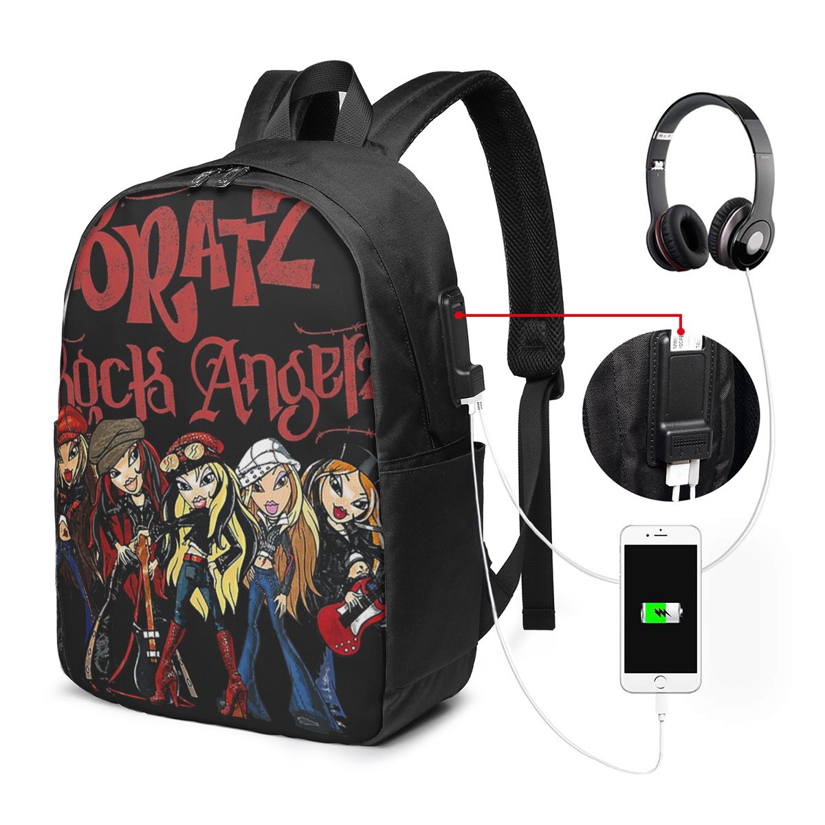 Mochila Bratz Rock Angelz Grou - Laptop Accessories Women reseña y precio